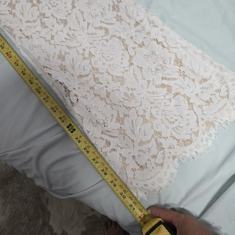 Aakaa Ivory Lace Jumpsuit Graduation/Brides - Picture 14 of 16